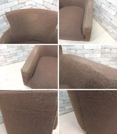 インターデコール INTER-DECOR 現 カッシーナ イクスシー Cassina ixc チェアマン CHAIRMAN ソファ 1P ファブリック フィリップ・ユーレル デザイン 現状品 ●