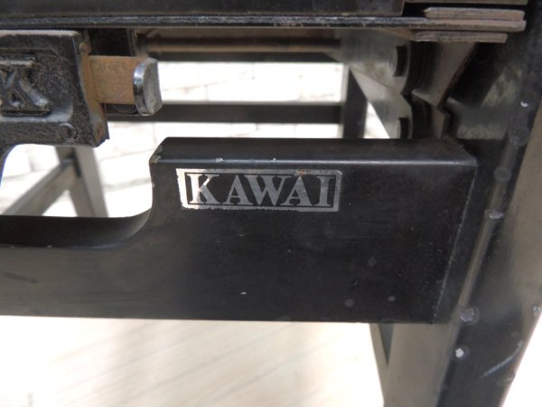 河合楽器製作所 カワイ KAWAI ピアノ椅子 チェア 座面昇降 ブラック ●