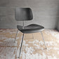 チャールズ & レイ・イームズ Charles & Ray Eames DCM ダイニングチェア オーク材 ブラック プライウッド メタルレッグ リプロダクト品 ♪