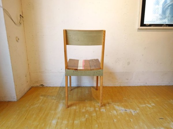 ピート・ヘイン・イーク Piet Hein Eek スクラップウッド チェア Scrapwood Chair オランダ CIBONE取扱 定価9.3万 ★