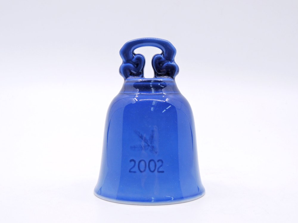 ロイヤルコペンハーゲン ROYAL COPENHAGEN クリスマスベル Christmas Bell 2002年 森の冬 Winter in the Forest 箱付 デンマーク 北欧雑貨 ●
