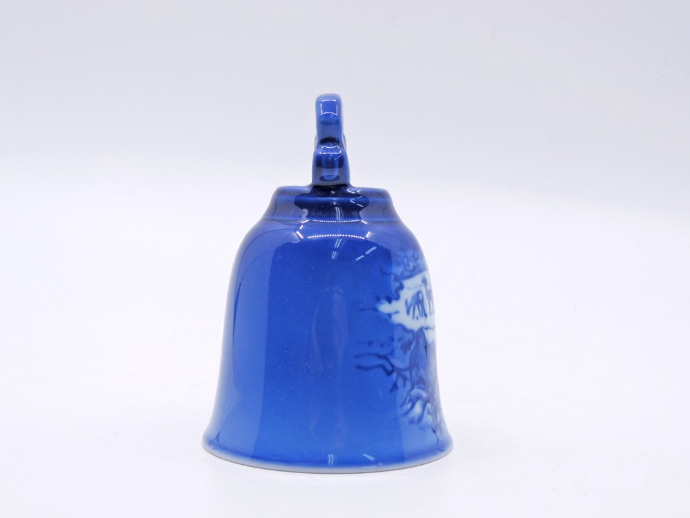 ロイヤルコペンハーゲン ROYAL COPENHAGEN クリスマスベル Christmas Bell 2002年 森の冬 Winter in the Forest 箱付 デンマーク 北欧雑貨 ●