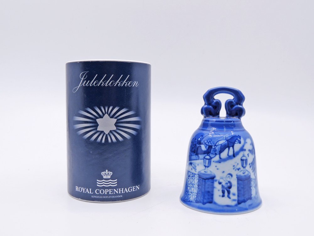 ロイヤルコペンハーゲン ROYAL COPENHAGEN クリスマスベル Christmas Bell 2003年 季節のあいさつ Seasons' Greetings 箱付 デンマーク 北欧雑貨 ●