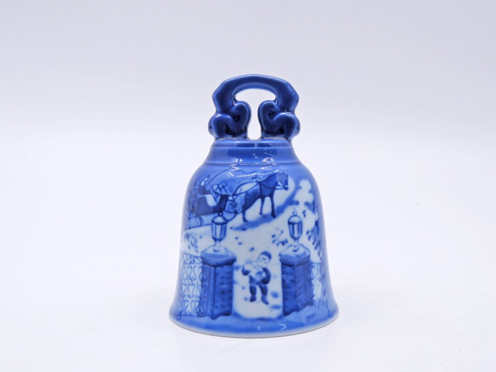 ロイヤルコペンハーゲン ROYAL COPENHAGEN クリスマスベル Christmas Bell 2003年 季節のあいさつ Seasons' Greetings 箱付 デンマーク 北欧雑貨 ●