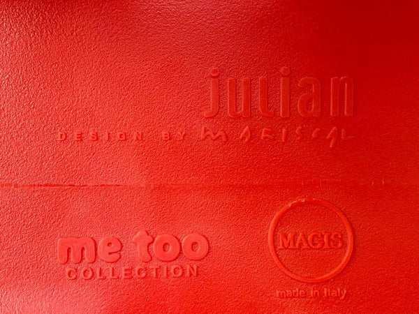 マジス MAGIS ミートゥー コレクション me too collection ジュリアン JULIAN キッズチェア スツール レッド ハビエル・マリスカル ■