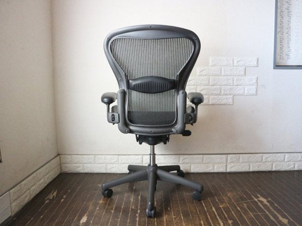 ハーマンミラー Herman Miller アーロンチェア Aeron Chair スタンダード Bサイズ ランバーサポート デスクチェア ◎