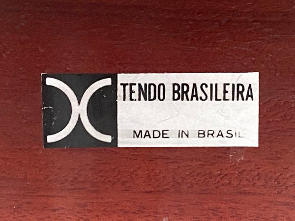 天童木工 TENDO BRASILEIRA ビンテージ ブラジリアンローズウッド 伸長式 EX ダイニングテーブル ■