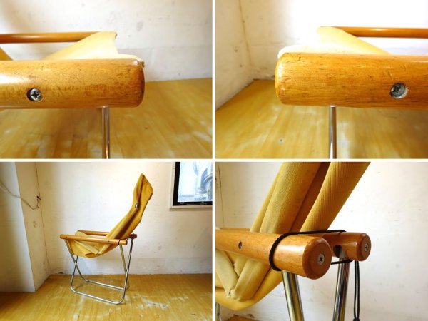 ニーチェア エックス Ny chair X フォールディングチェア マスタード 折畳 チェア 新居 猛 MoMA ★