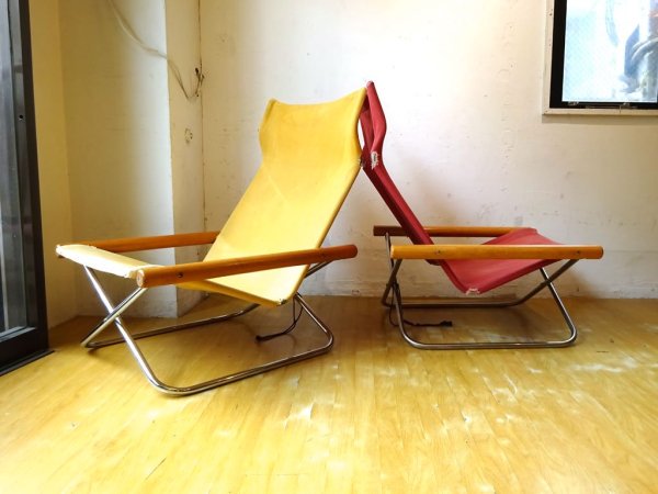 ニーチェア エックス Ny chair X フォールディングチェア マスタード 折畳 チェア 新居 猛 MoMA ★