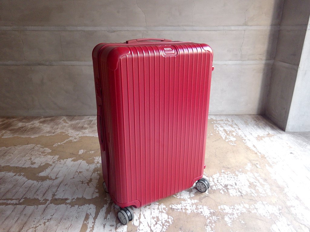 リモワ RIMOWA サルサ SALSA Multiwheel 86L スーツケース TSAロック 4輪 レッド ♪