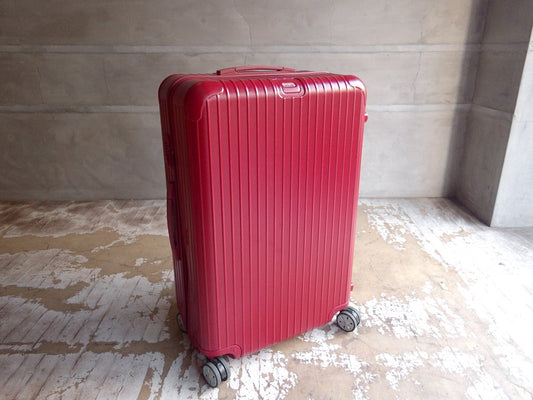 リモワ RIMOWA サルサ SALSA Multiwheel 86L スーツケース TSAロック 4輪 レッド ♪