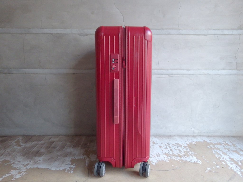 リモワ RIMOWA サルサ SALSA Multiwheel 86L スーツケース TSAロック 4輪 レッド ♪