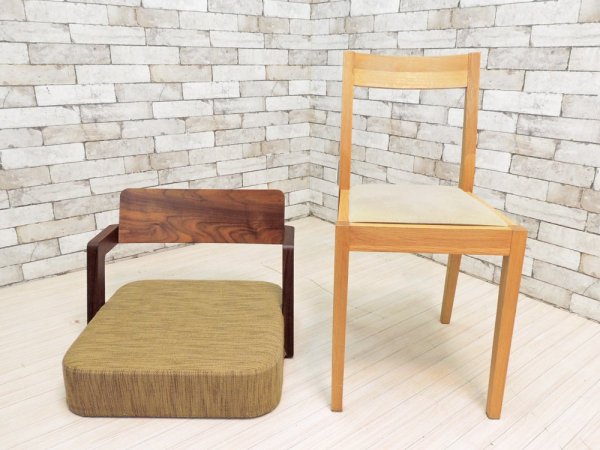 カギロイ KAGIROI BANZAI 座椅子 フロアアームチェア ローチェア 和椅子 小泉誠デザイン ウォールナット ●