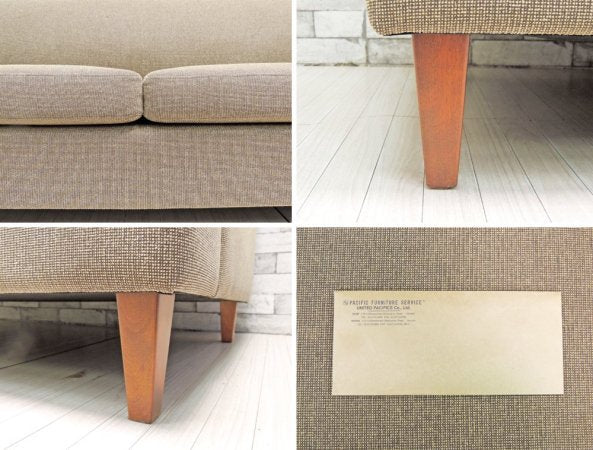 パシフィックファニチャーサービス PACIFIC FURNITURE SERVICE スタンダード A ソファ STANDARD A SOFA 2シーター ファブリック 展示品 美品 ●