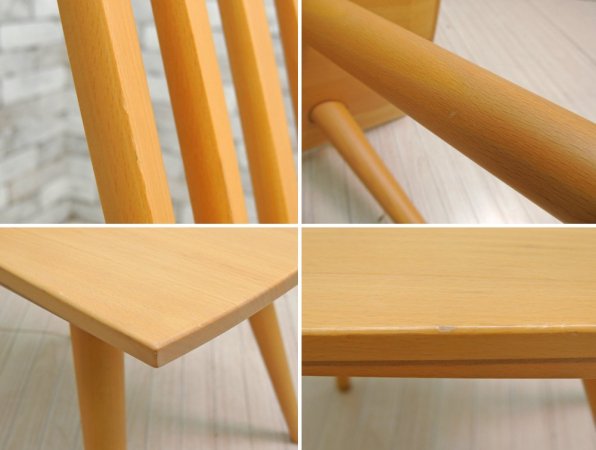 クビスト KVIST フレデリシア FREDERICIA ミカドチェア MIKADO CHAIR ダイニングチェア ビーチ材 デンマーク ●