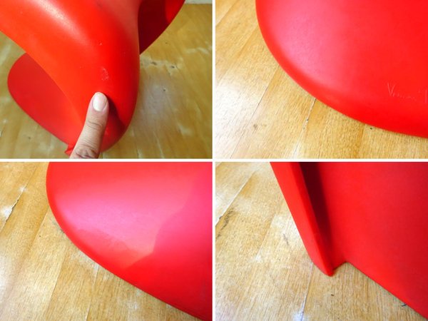 ヴィトラ vitra パントンチェア Panton Chair クラシックレッド ヴェルナー・パントン Panton スタッキングチェア ミッドセンチュリー スペースエイジ ★