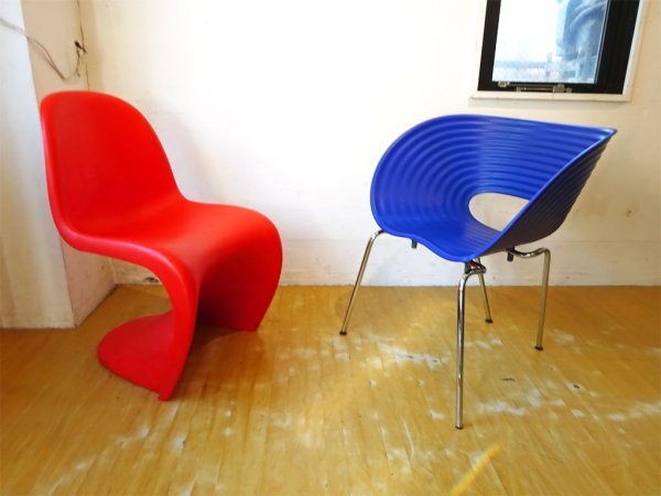 ヴィトラ vitra パントンチェア Panton Chair クラシックレッド ヴェルナー・パントン Panton スタッキングチェア ミッドセンチュリー スペースエイジ ★