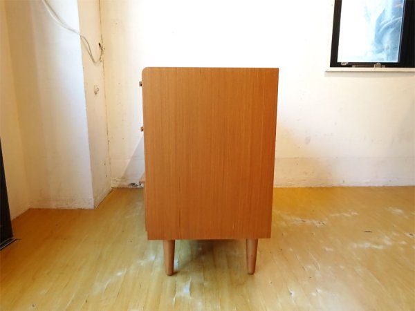ウニコ unico アルベロ ALBERO ワイド チェスト サイドボード チーク材 北欧 ビンテージ スタイル W120 ★