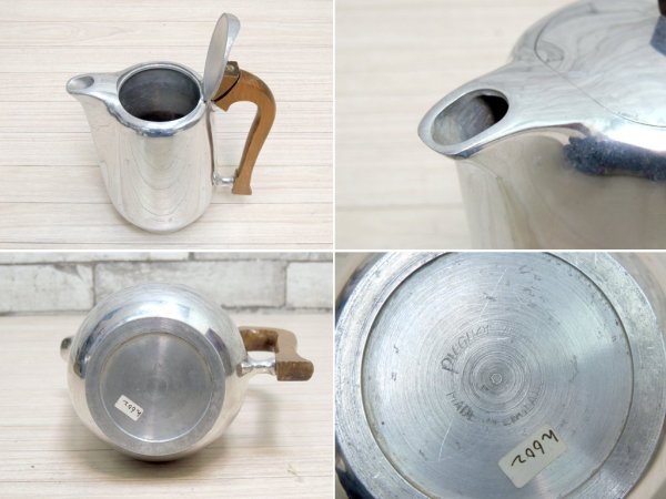 ピコウェア Picquot Ware ティーポット コーヒーポット ケトル 60s ビンテージ 英国 UK B ●