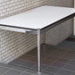 USMハラー USM Haller モジュラーファニチャー Modular Furniture ハラーテーブル ワークデスク W150cm 高さ調整リング付き ホワイトラミネート天板 ■