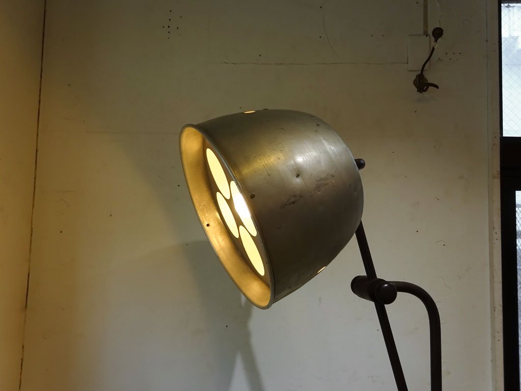 フランス 50's ビンテージ RG ルバロア インダストリアル フロアランプ RG LEVALLOIS Floor Lamp 工業デザイン ★