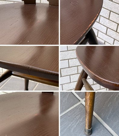 アーコール Ercol ビンテージ ダイニングチェア シスルバック ホイールバック エルム材 UKビンテージ 英国 アンティーク ■