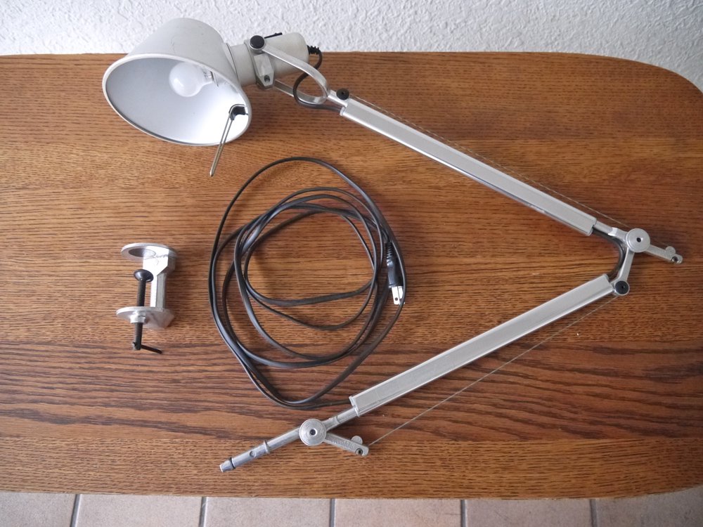 アルテミデ Artemide トロメオ モルセット TOLOMEO MORSETTO デスクランプ タスクライト S2229S クランプ式 ミケーレ・デ・ルッキ ヤマギワ取扱 ◇