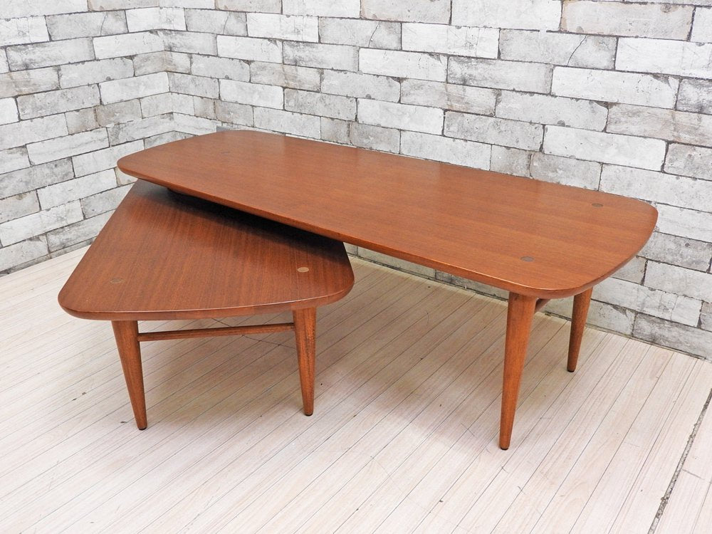 アクメファニチャー ACME Furniture トラッセル TRESTLES コーヒーテーブル ローテーブル 2枚天板 ウォールナット材 USビンテージスタイル 廃番 ●
