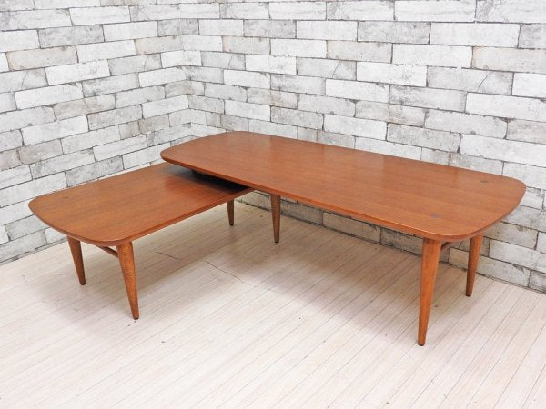 アクメファニチャー ACME Furniture トラッセル TRESTLES コーヒーテーブル ローテーブル 2枚天板 ウォールナット材 USビンテージスタイル 廃番 ●