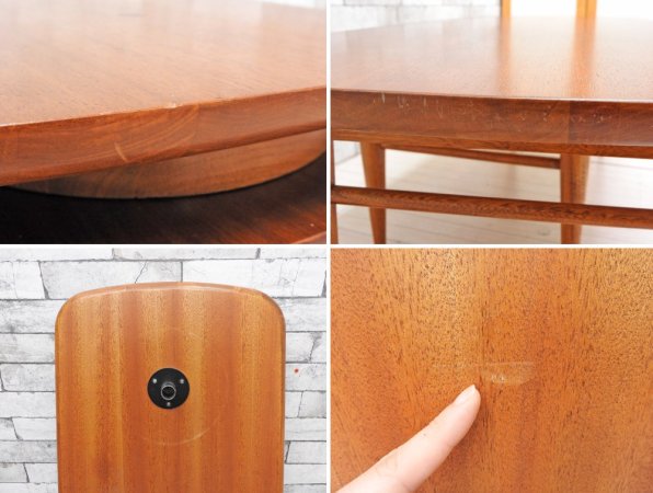 アクメファニチャー ACME Furniture トラッセル TRESTLES コーヒーテーブル ローテーブル 2枚天板 ウォールナット材 USビンテージスタイル 廃番 ●
