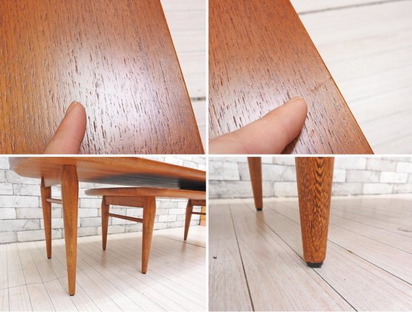 アクメファニチャー ACME Furniture トラッセル TRESTLES コーヒーテーブル ローテーブル 2枚天板 ウォールナット材 USビンテージスタイル 廃番 ●