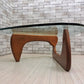 イサムノグチ Isamu Noguchi コーヒーテーブル Coffee Table ガラス天板厚1.9mm リプロダクト品 デザイナーズ家具 名作 ●