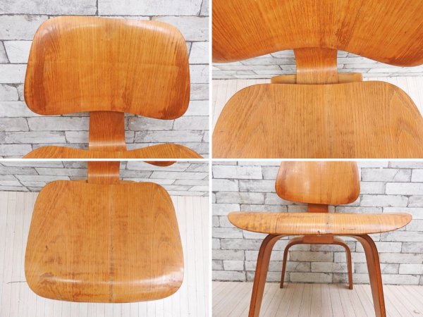 エヴァンス・プロダクツ EVANS PRODUCTS プライウッドダイニングチェア DCW イームズ C&R Eames 1940s ミッドセンチュリー USビンテージ Vintage 希少  ●