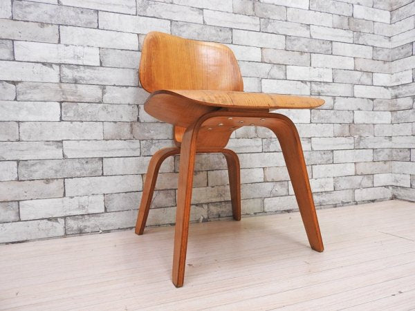 エヴァンス・プロダクツ EVANS PRODUCTS プライウッドダイニングチェア DCW イームズ C&R Eames 1940s ミッドセンチュリー USビンテージ Vintage 希少  ●