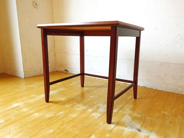 TOFTEN mobelfabrikke ローズウッド タイルトップ サイドテーブル Side table 60's 北欧 ビンテージ ★