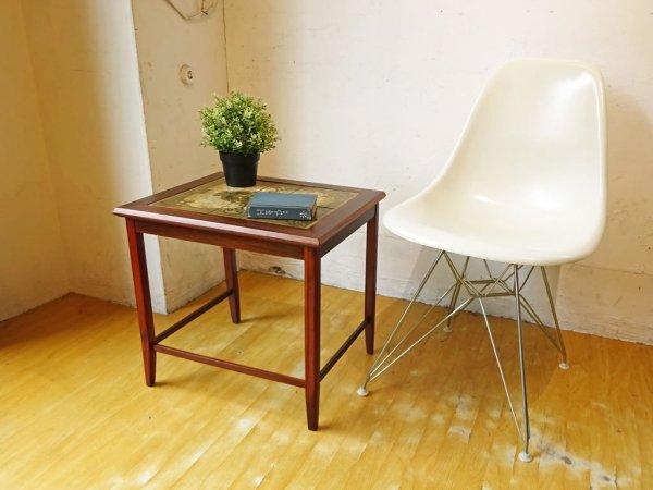 TOFTEN mobelfabrikke ローズウッド タイルトップ サイドテーブル Side table 60's 北欧 ビンテージ ★