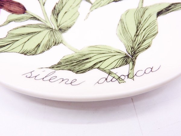 アラビア ARABIA ボタニカ Botanica ウォールプレート 飾り皿 レッドキャンピオン silene dioica エステリ・トムラ 北欧雑貨 ●
