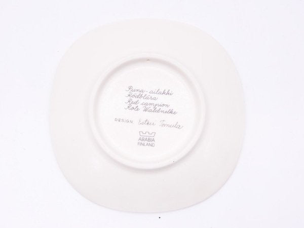 アラビア ARABIA ボタニカ Botanica ウォールプレート 飾り皿 レッドキャンピオン silene dioica エステリ・トムラ 北欧雑貨 ●