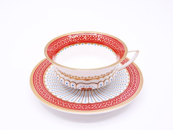 ウェッジウッド WEDGWOOD ハーレクインコレクション Harlequin Collection クイーンオブハート QUEEN OF HEARTS カップ&ソーサー C/S 白磁 英国 ●