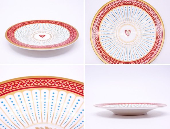 ウェッジウッド WEDGWOOD ハーレクインコレクション Harlequin Collection クイーンオブハート QUEEN OF HEARTS カップ&ソーサー C/S 白磁 英国 ●