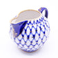 インペリアルポーセリン Imperial Porcelain Manufactory コバルトネット Cobalt Net クリーマー 白磁 ロシア 希少 ●