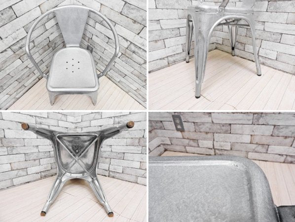 トリックス Tolix エーチェア A-chair A56 アームチェア カフェチェア インダストリアル フランス 参考価格:\77,000- B ●