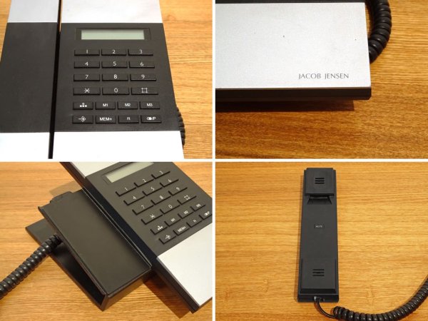 ヤコブ イェンセン Jacob Jensen TP-0062 Telephone 電話機 モダン 北欧 デンマーク 現状品 ★