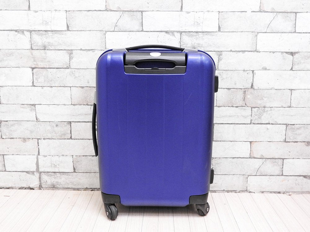 サムソナイト Samsonite ベロチタ Velocita スーツケース Spinner 55 ブルー 33L メタリックカラー ポリカーボネート 旅行用キャリーバッグ 廃番 ●