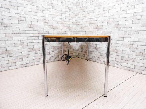 USMモジュラーファニチャー USMハラーテーブル USM Haller Table ワーキングテーブル カンファレンステーブル ダイニングテーブル デスク ビーチ材 ヴィトラ製電源タップ付 ●