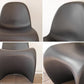 ヴィトラ vitra. パントンチェア Panton Chair ブラック ヴェルナー・パントン Verner Panton スタッキングチェア ミッドセンチュリー スペースエイジ ◇