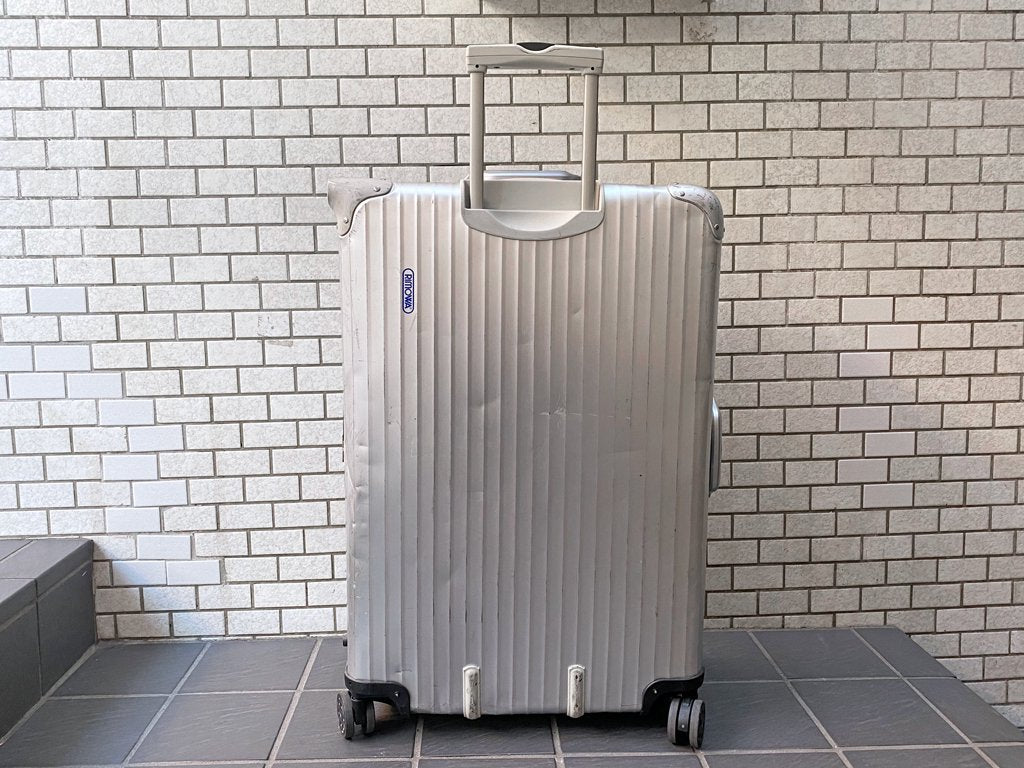 リモワ RIMOWA シルバーインテグラル SILVER INTEGRAL 104L 青ロゴ スーツケース キャリーケース 4輪 マルチホイール ■