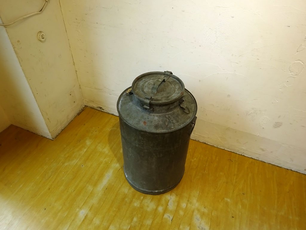 ビンテージ ミルク缶 Vintage Milk Can ブリキ 蓋付 高さ68ｃｍ ガーデニング 傘立て インテリア ジャーナルスタンダードファニチャー購入 ★