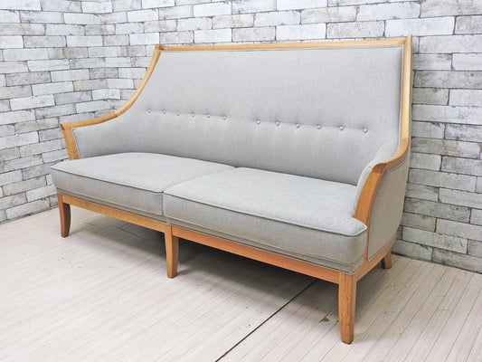 マルニ木工 MARUNI COLLECTION トラディショナル TRADITIONAL Two Seater Sofa 2Pソファ グレー 深澤直人 定価385,000円 ●