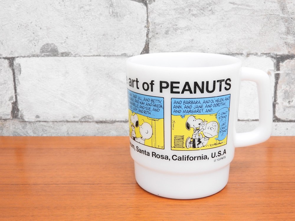 スヌーピー展 the art of PEANUTS Ever and Never キャンディマグ AS樹脂製 2013年 限定販売品 B ●